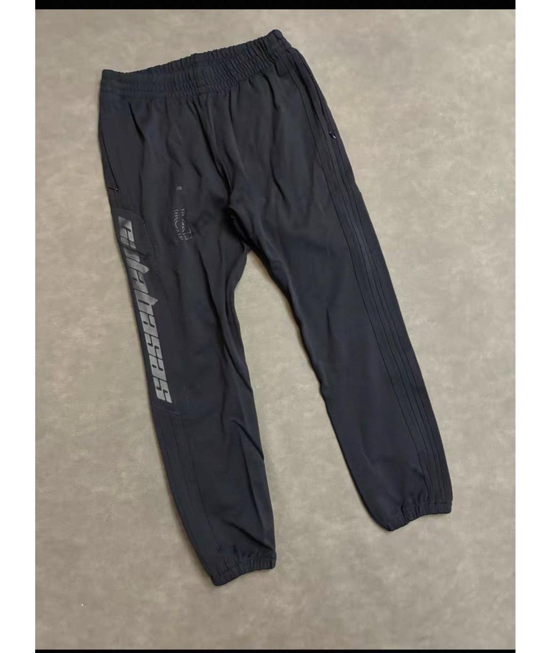 ADIDAS YEEZY Черные синтетические повседневные брюки, фото 3