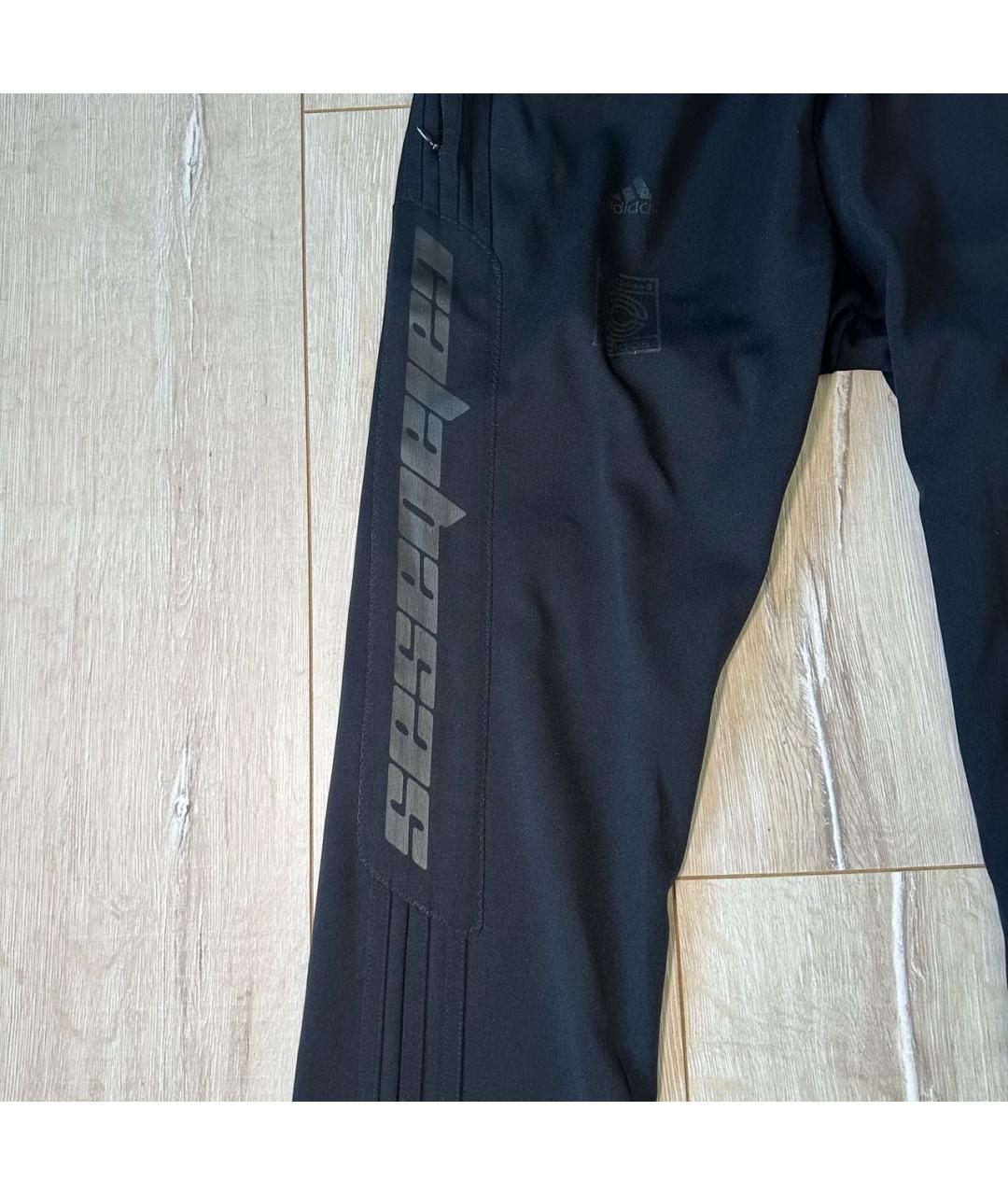 ADIDAS YEEZY Черные синтетические повседневные брюки, фото 5