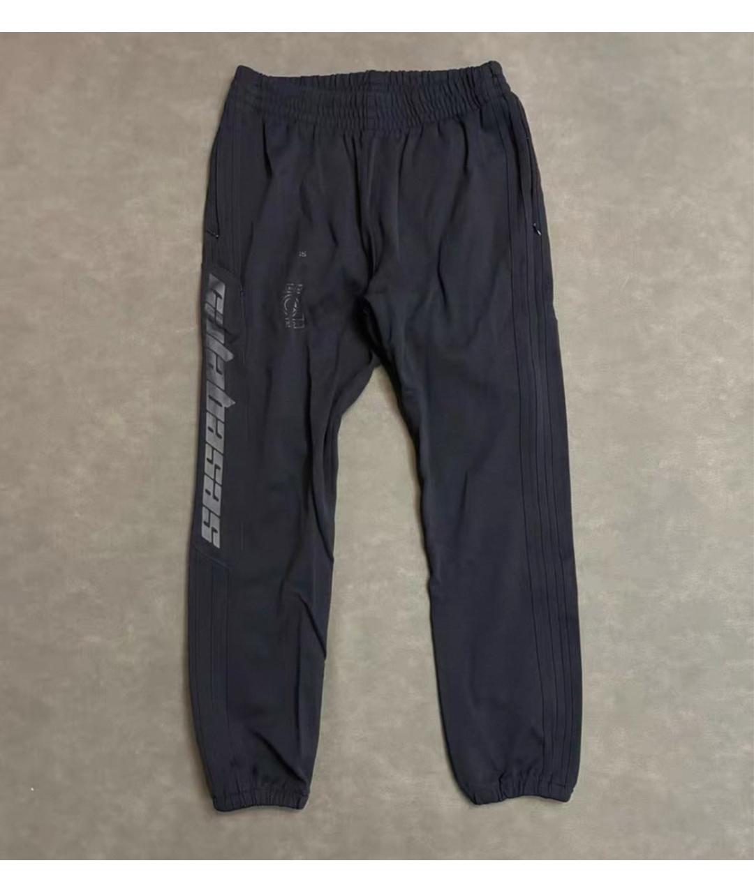 ADIDAS YEEZY Черные синтетические повседневные брюки, фото 6