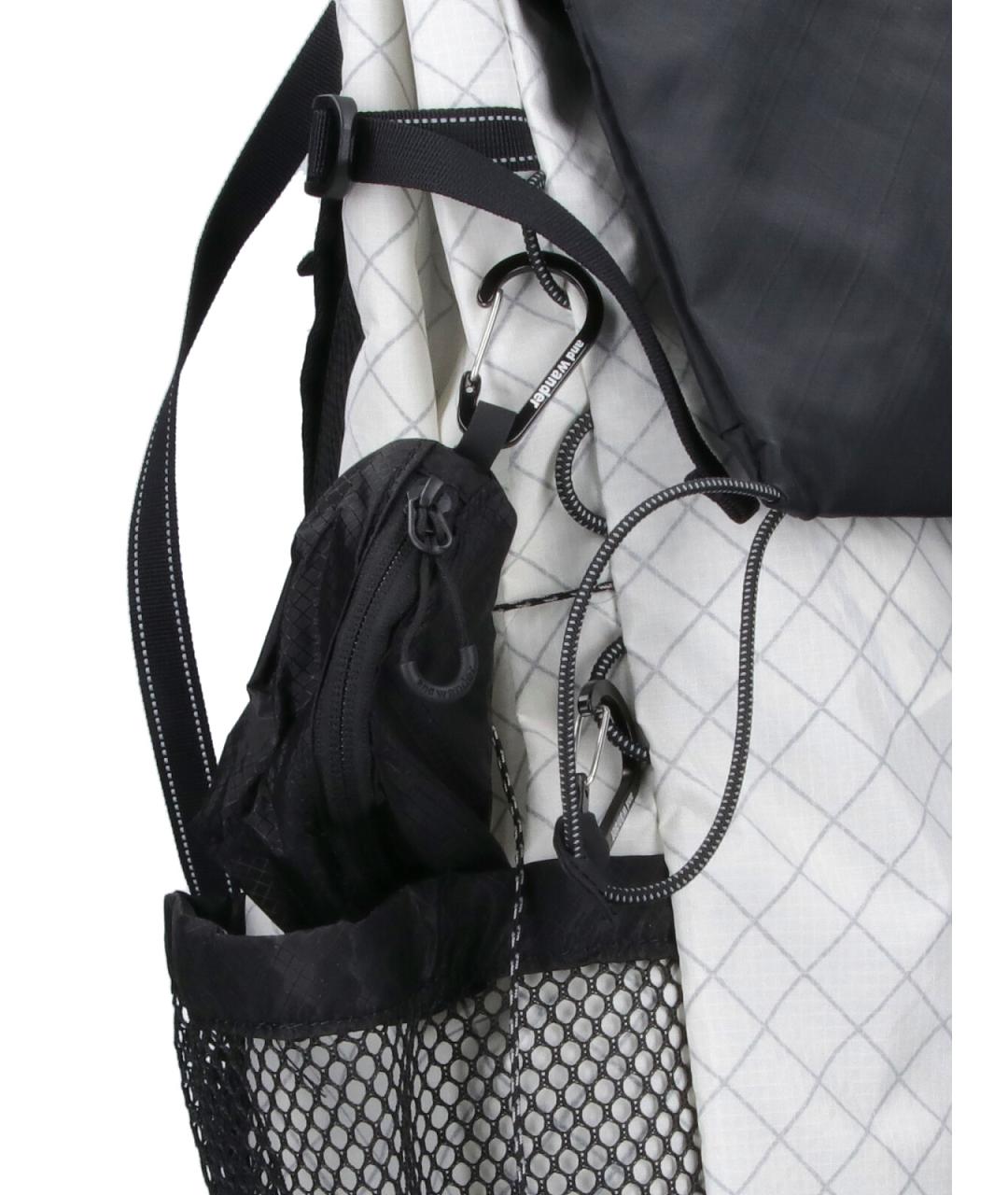 AND WANDER Белый синтетический рюкзак, фото 5