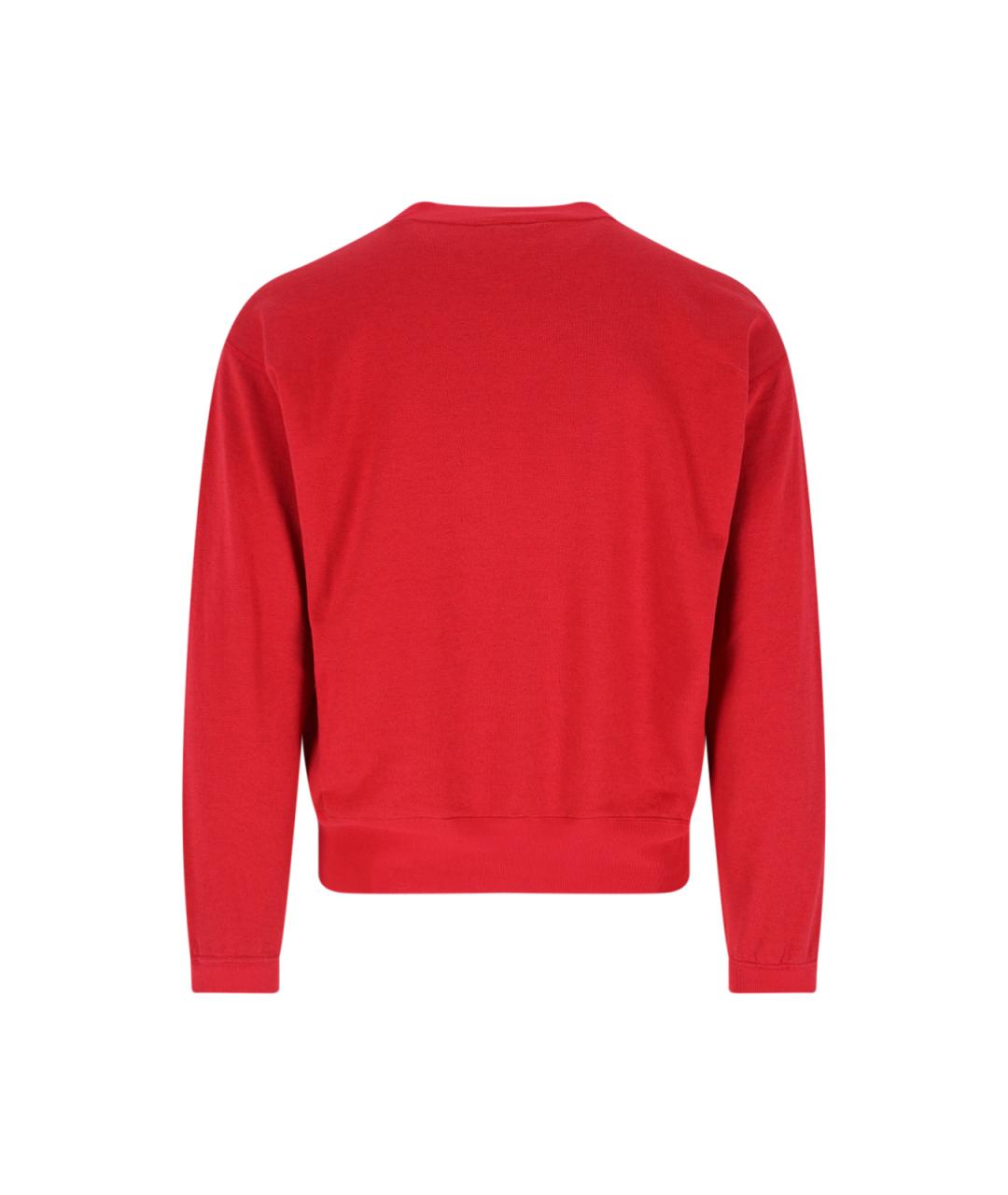 AURALEE Красный хлопковый джемпер / свитер, фото 2