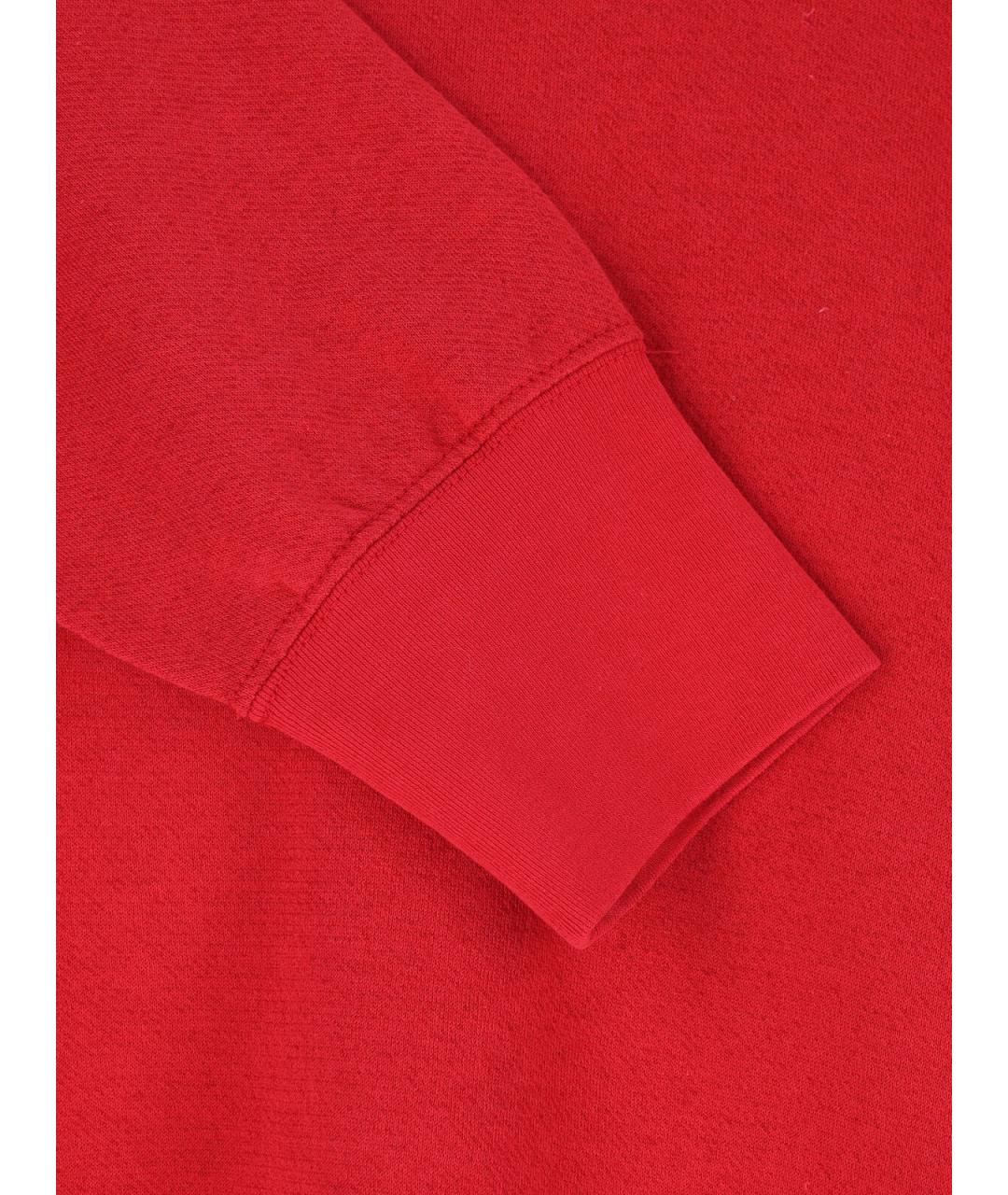 AURALEE Красный хлопковый джемпер / свитер, фото 3