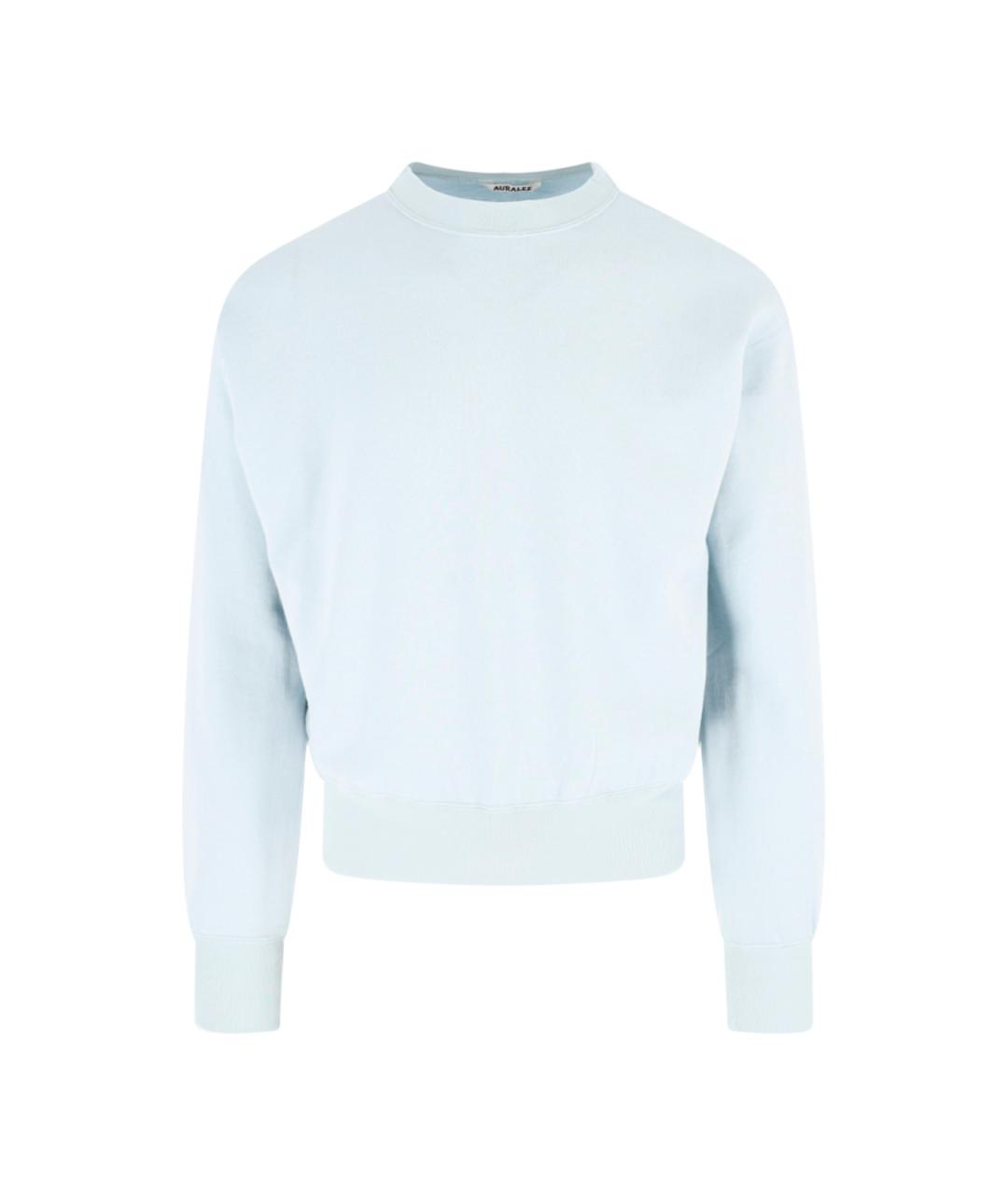 AURALEE Синий хлопковый джемпер / свитер, фото 1