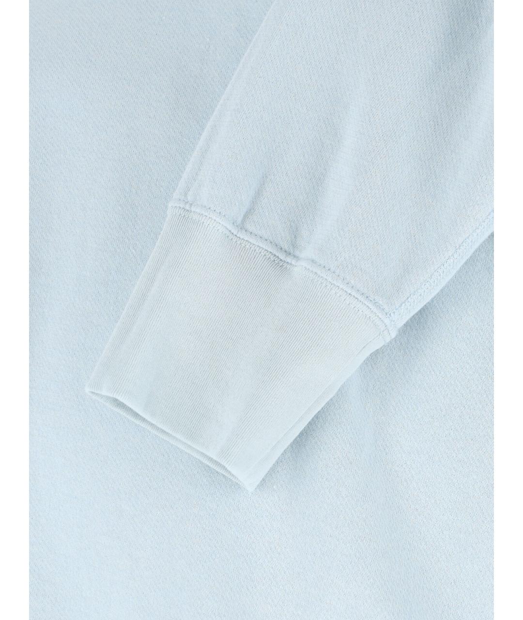 AURALEE Синий хлопковый джемпер / свитер, фото 3