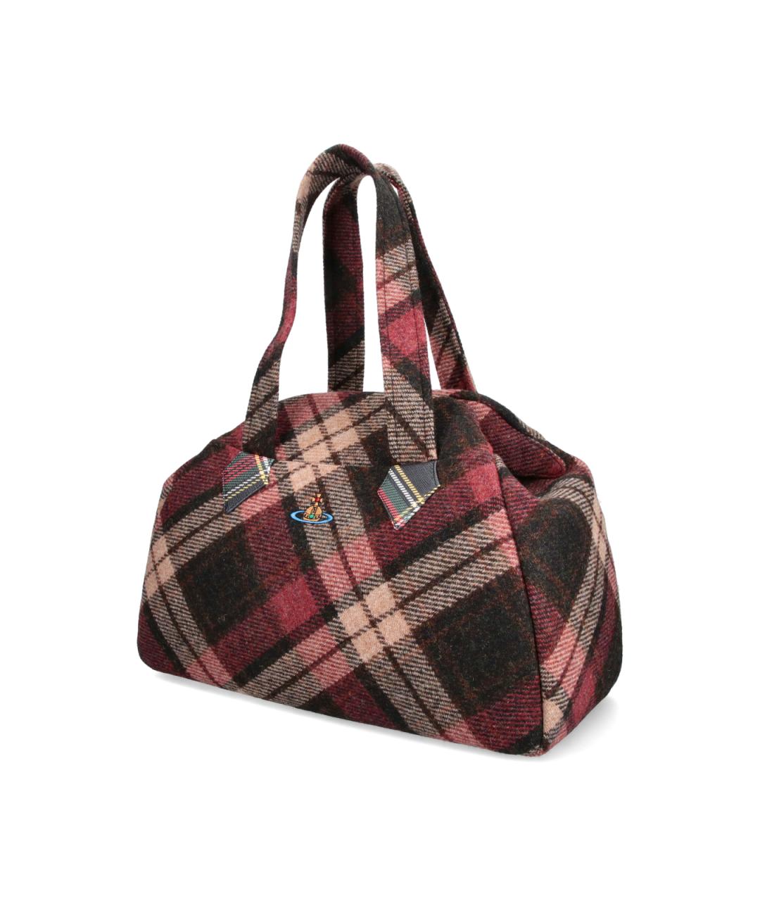 VIVIENNE WESTWOOD Красная шерстяная сумка через плечо, фото 2