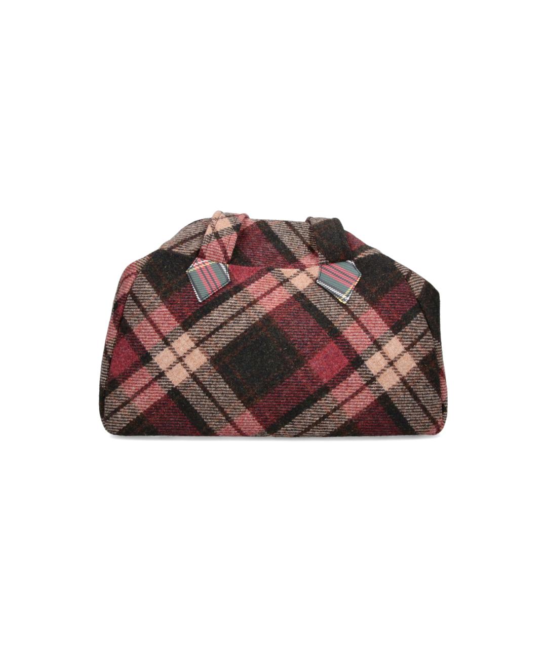 VIVIENNE WESTWOOD Красная шерстяная сумка через плечо, фото 3