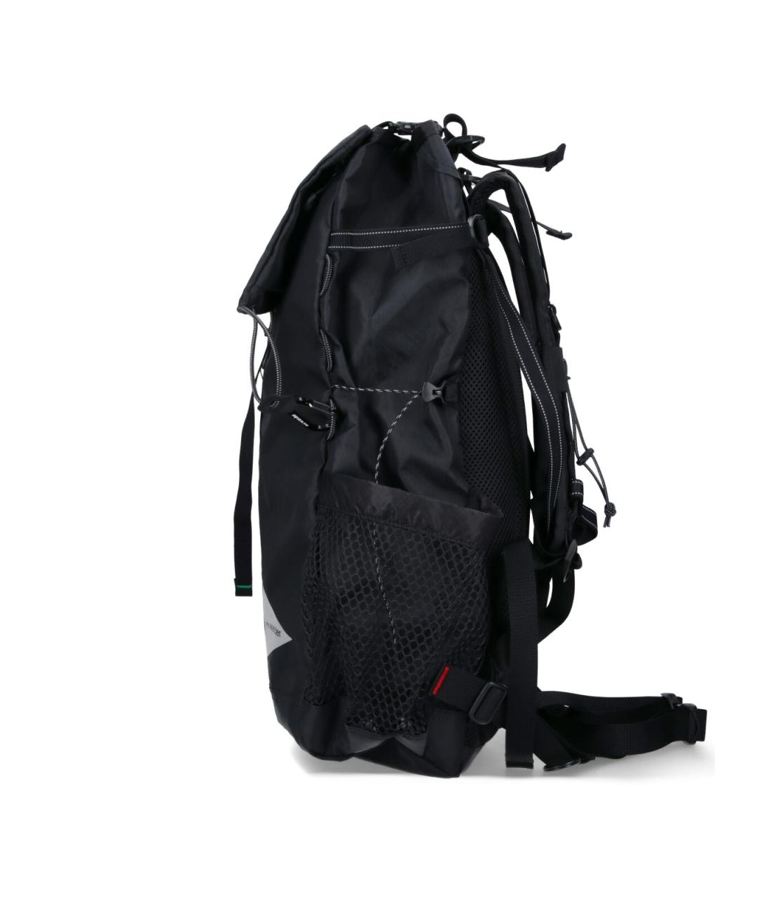AND WANDER Черный синтетический рюкзак, фото 4