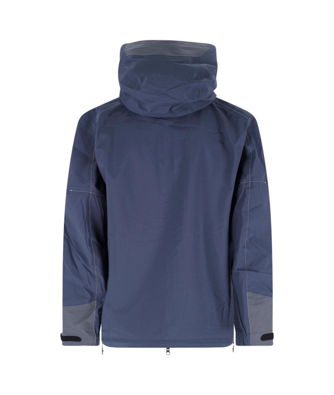 AND WANDER Синяя полиамидовая куртка, фото 2