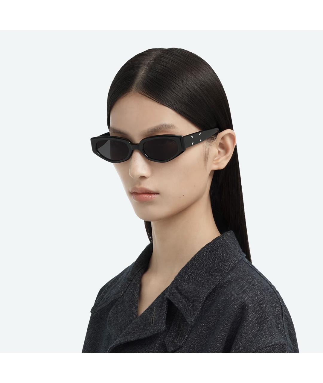 GENTLE MONSTER Черные пластиковые солнцезащитные очки, фото 2