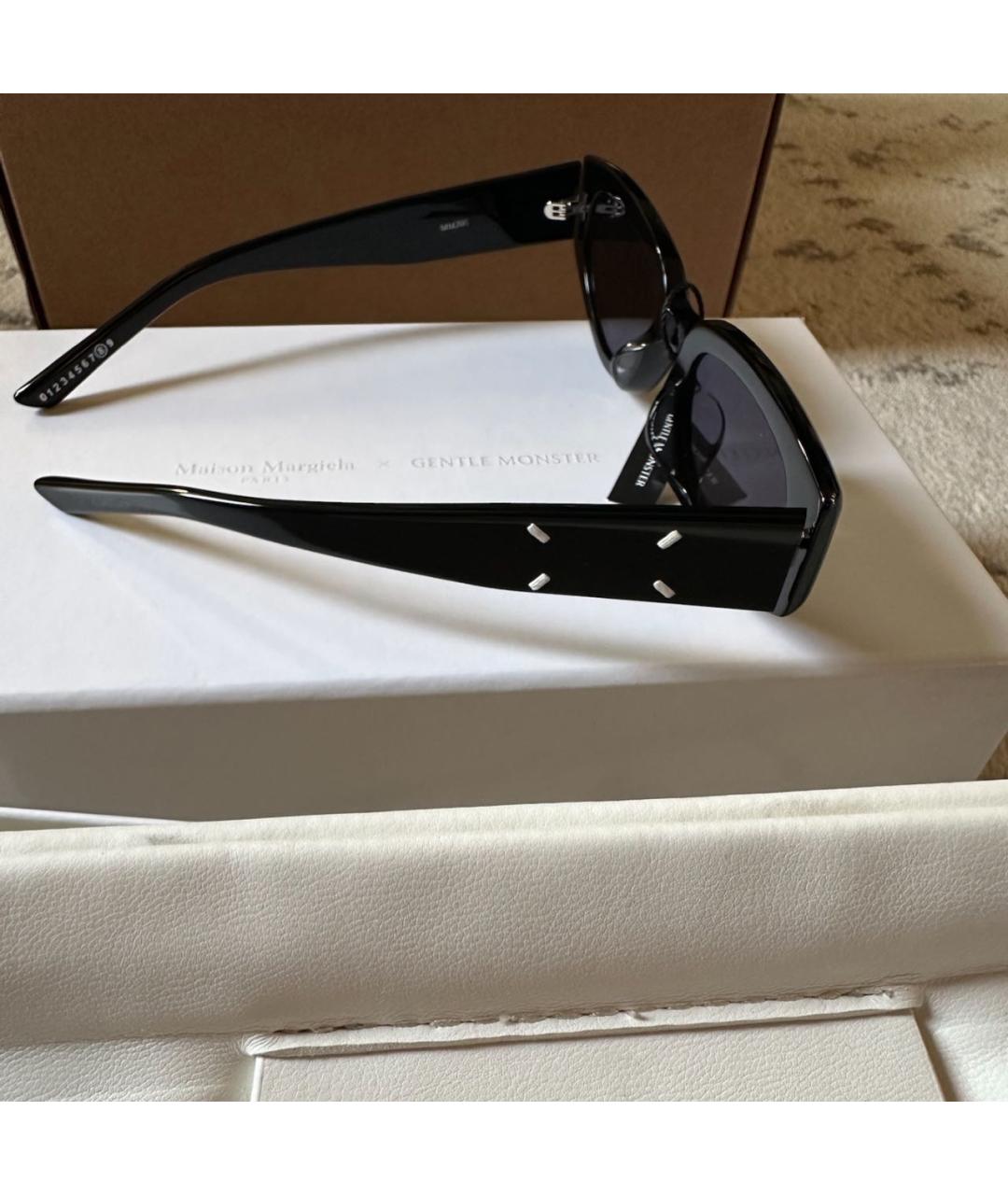 GENTLE MONSTER Черные пластиковые солнцезащитные очки, фото 7