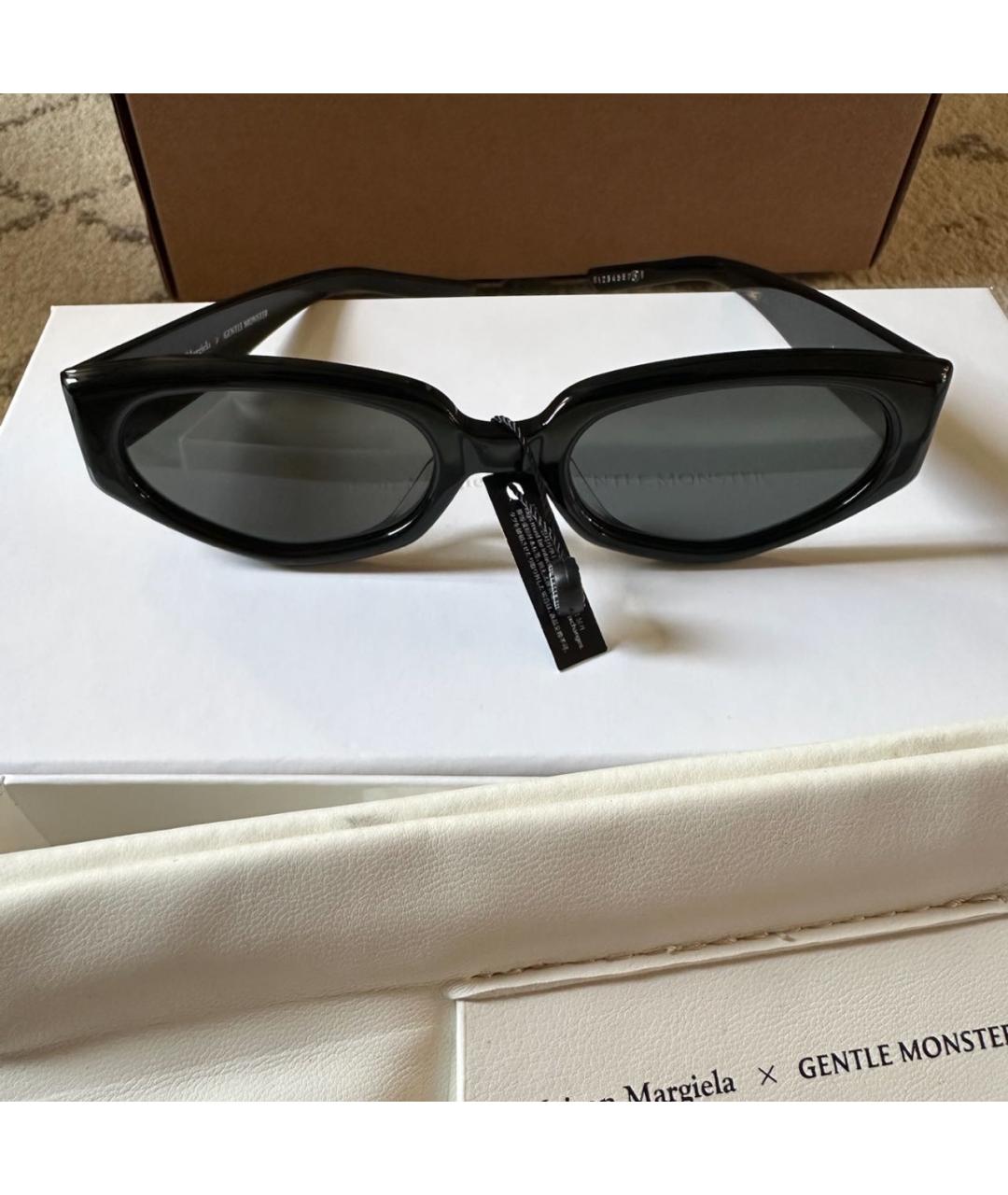 GENTLE MONSTER Черные пластиковые солнцезащитные очки, фото 6