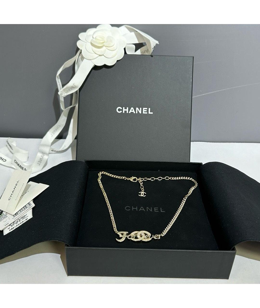 CHANEL Золотой чокер, фото 2