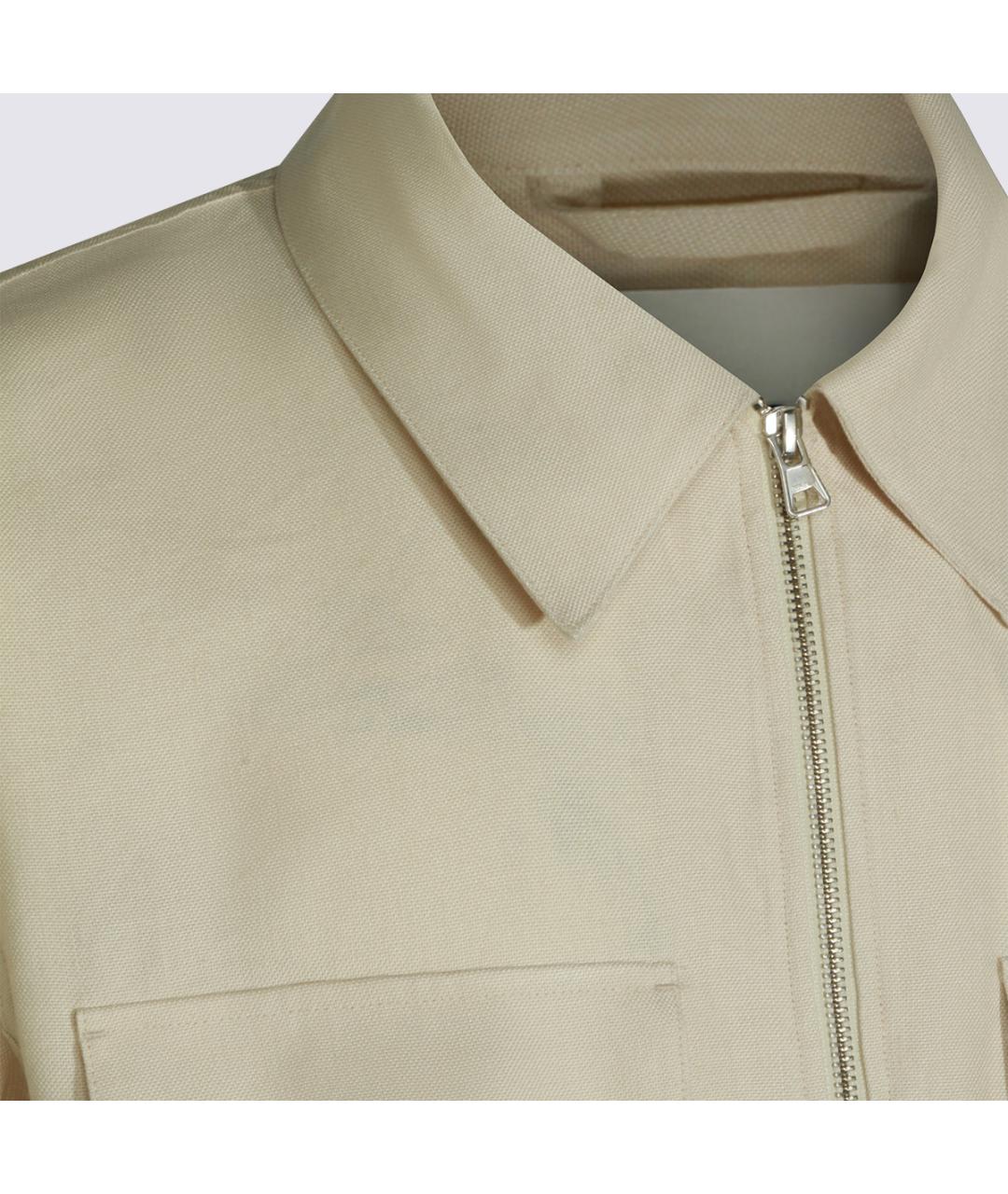 NN.07 Бежевая вискозная куртка, фото 3