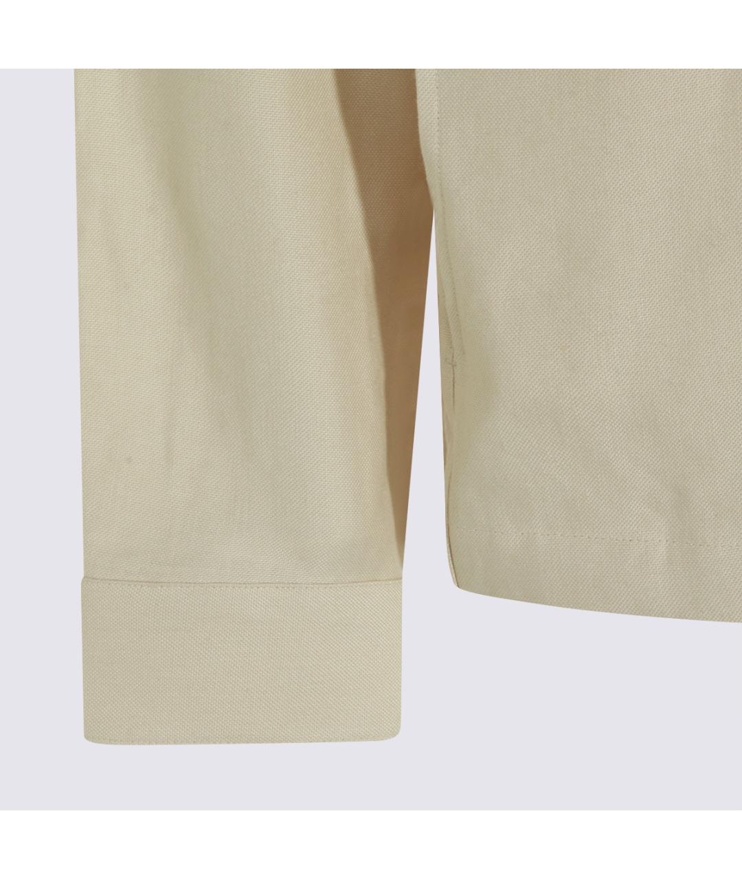 NN.07 Бежевая вискозная куртка, фото 4