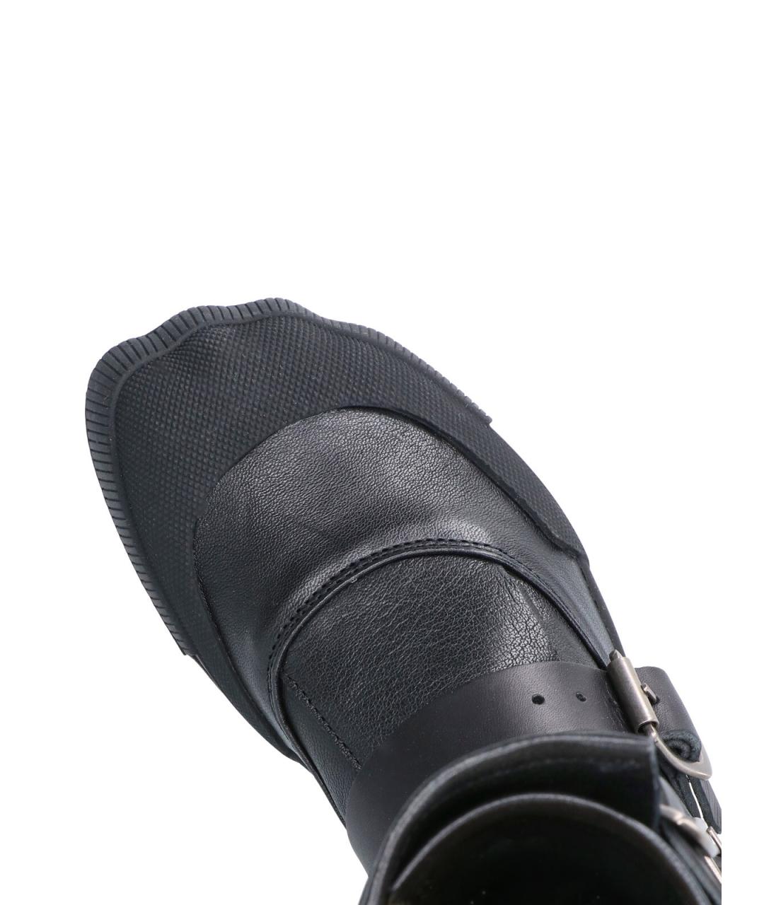 VIVIENNE WESTWOOD Черные кожаные сапоги, фото 5