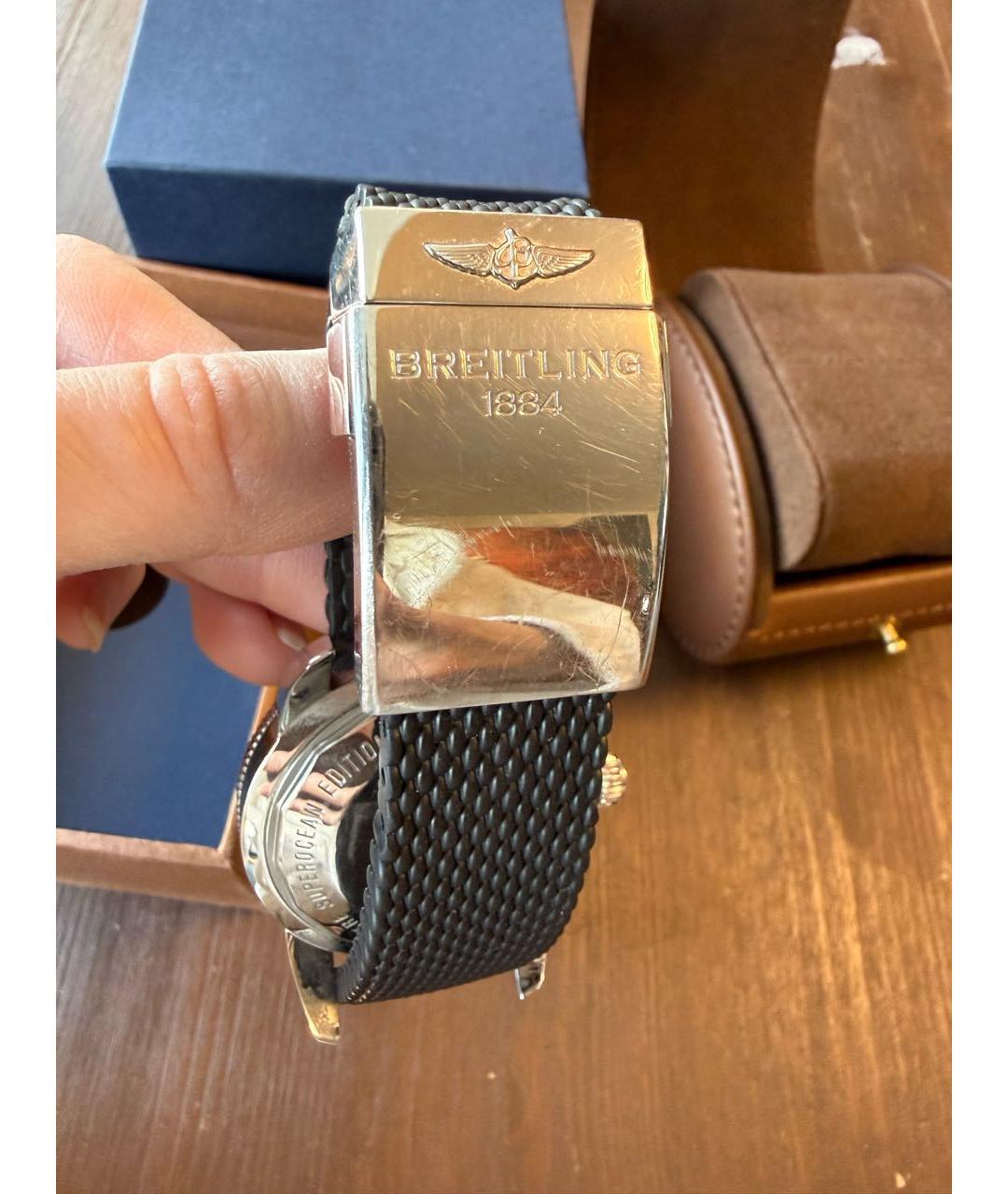 BREITLING SUPEROCEAN Серебряные часы, фото 3