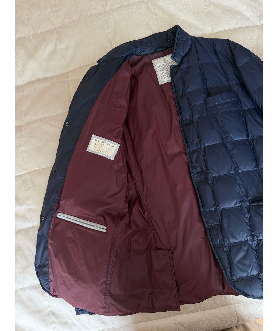 BRUNELLO CUCINELLI Темно-синяя куртка, фото 4