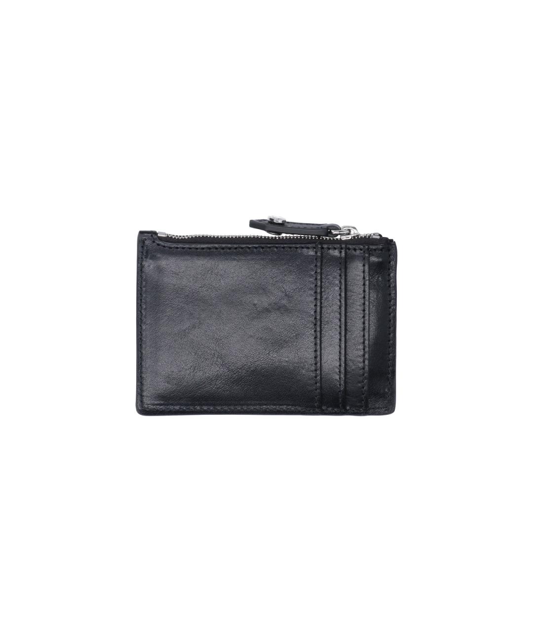 VIVIENNE WESTWOOD Черный кожаный кошелек, фото 2