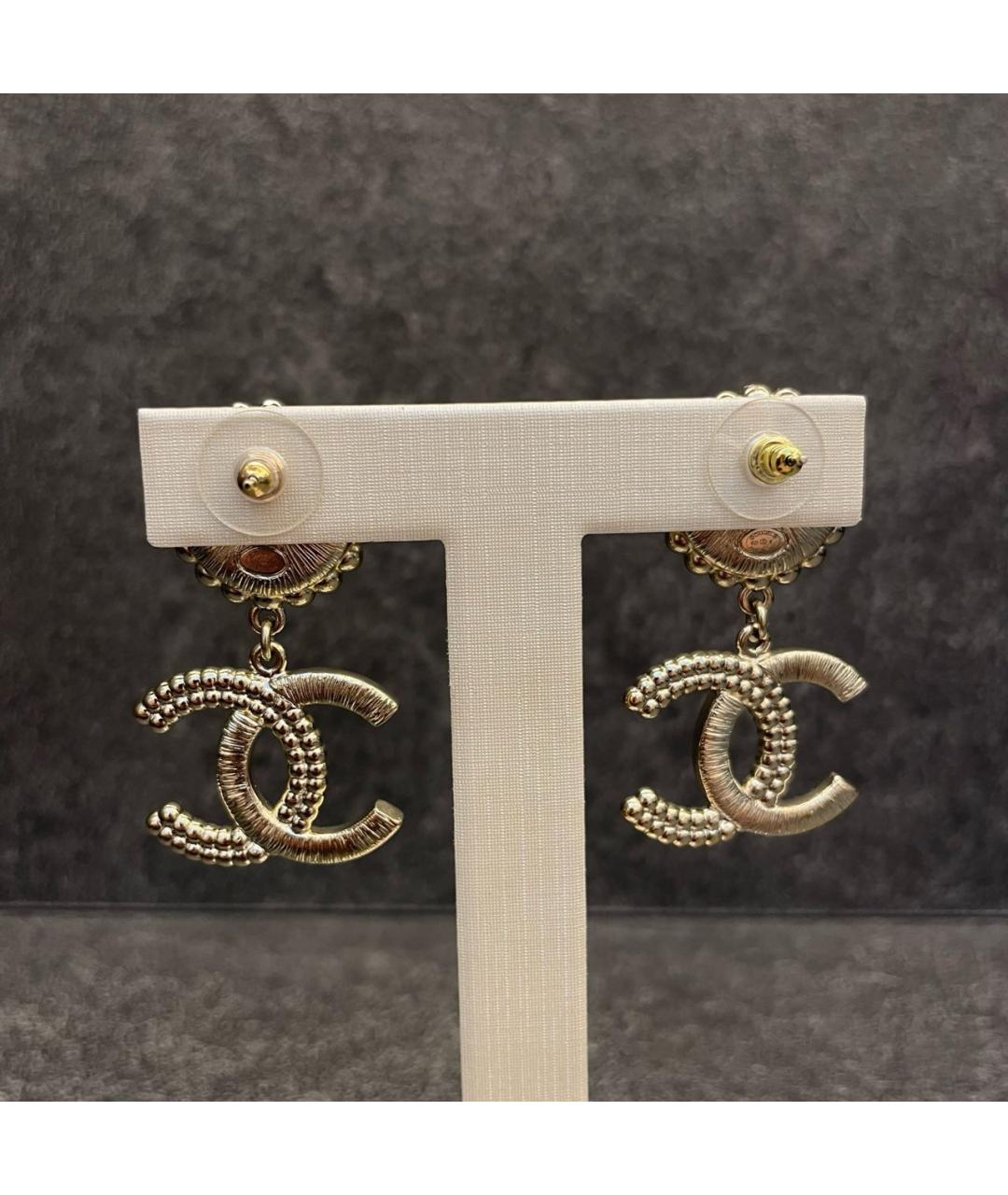 CHANEL Серебряные серьги, фото 5