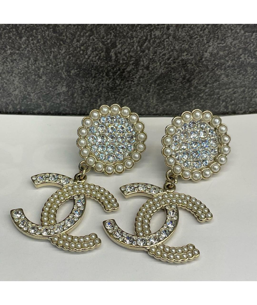 CHANEL Серебряные серьги, фото 6