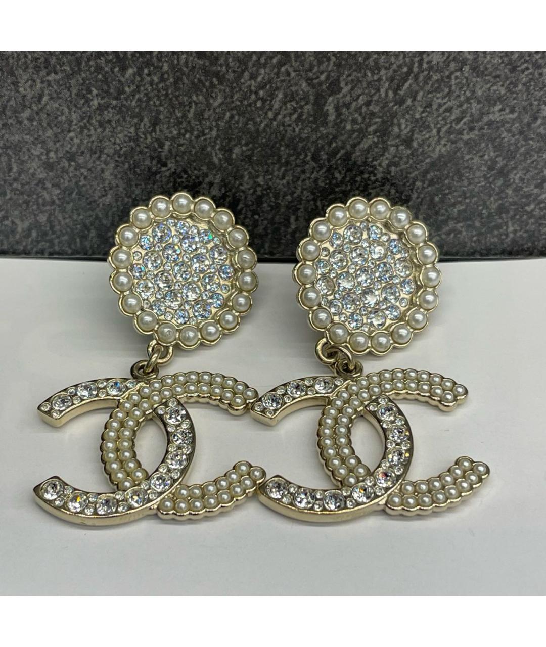 CHANEL Серебряные серьги, фото 9