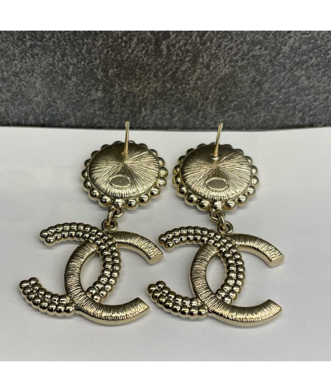 CHANEL Серебряные серьги, фото 7