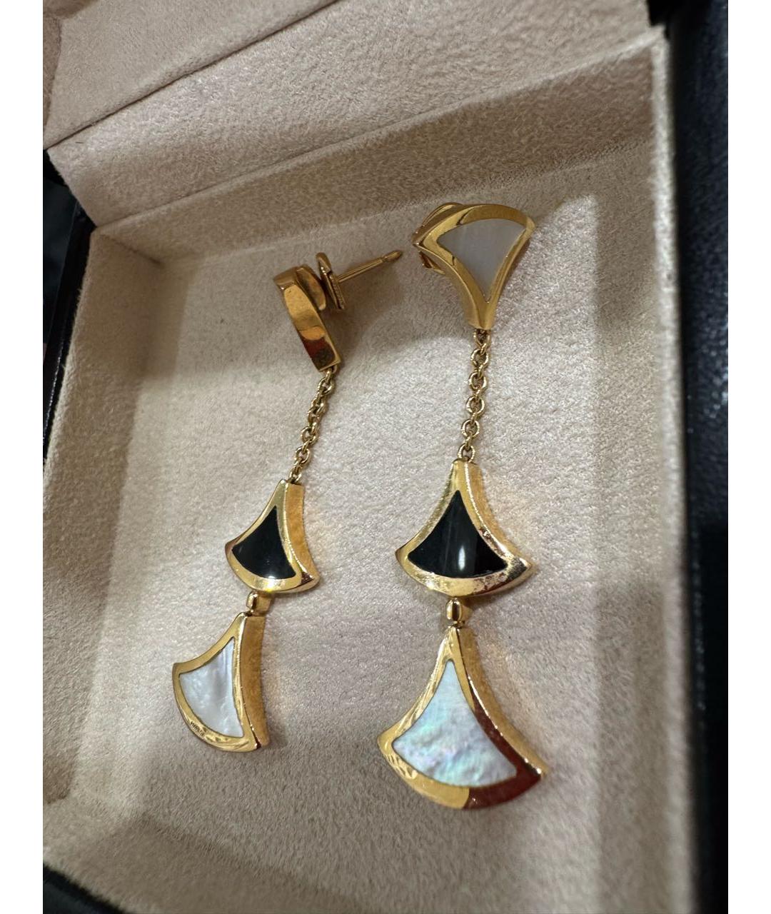 BVLGARI Золотые серьги из розового золота, фото 8