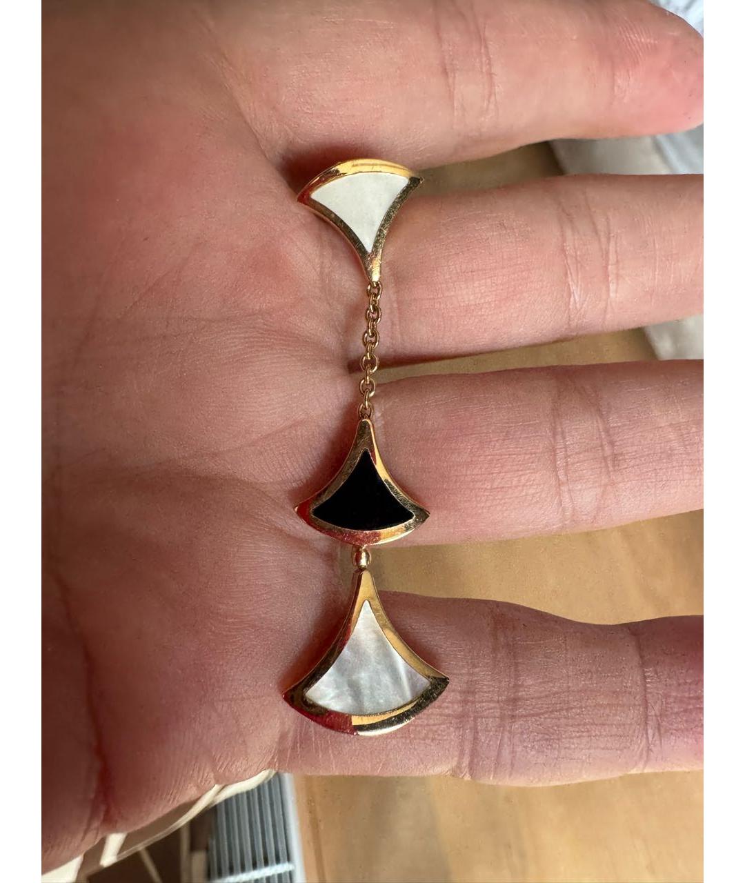 BVLGARI Золотые серьги из розового золота, фото 3