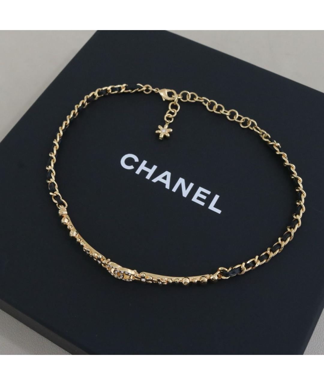 CHANEL Золотое колье, фото 8