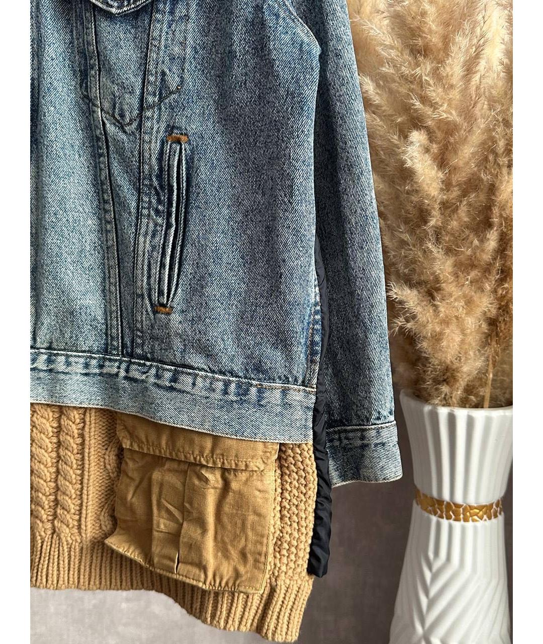 UNDERCOVER Голубая деним куртка, фото 4