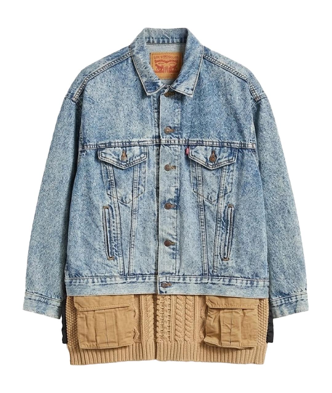 UNDERCOVER Голубая деним куртка, фото 1