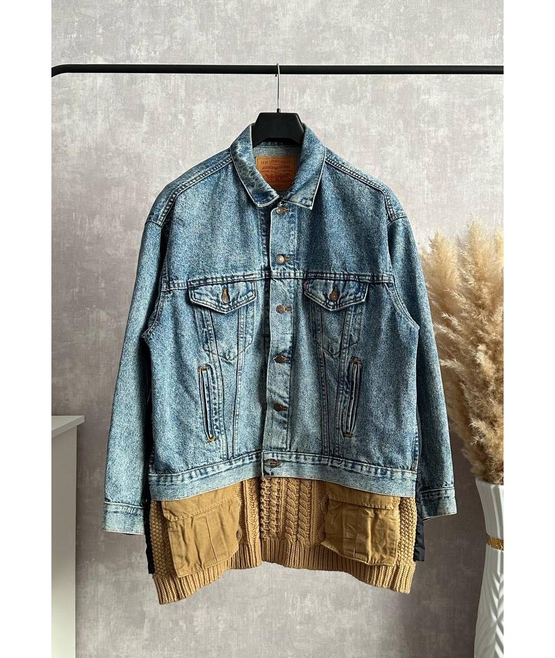 UNDERCOVER Голубая деним куртка, фото 5