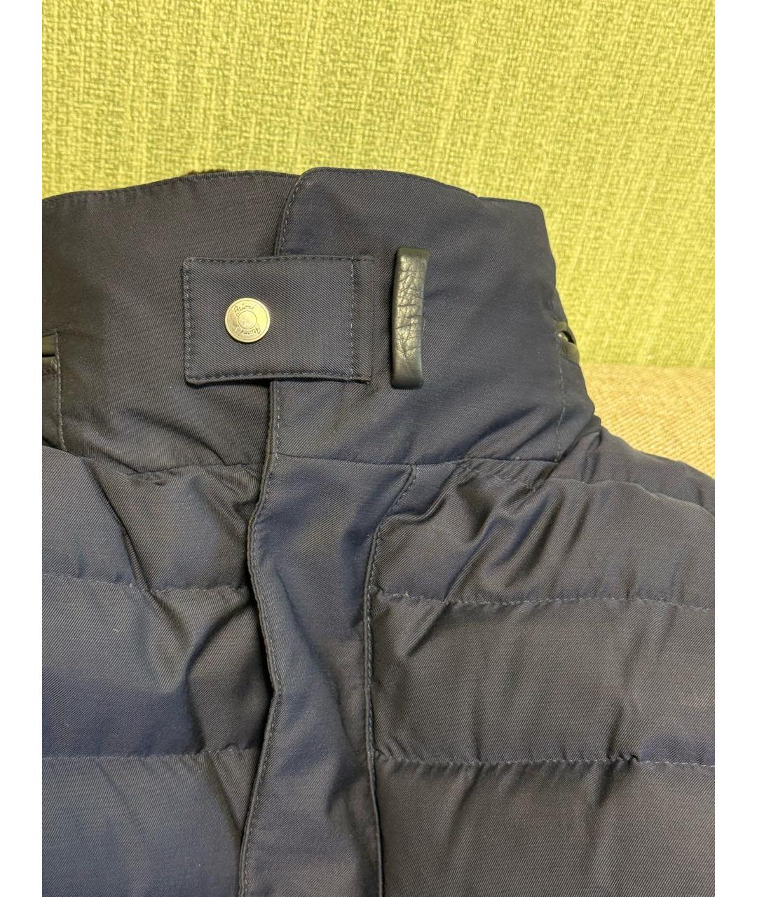 BRIONI Темно-синяя шерстяная куртка, фото 4