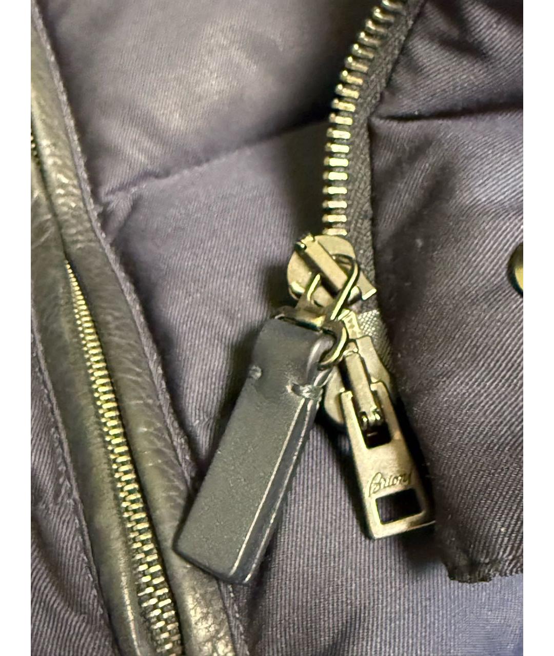 BRIONI Темно-синяя шерстяная куртка, фото 5