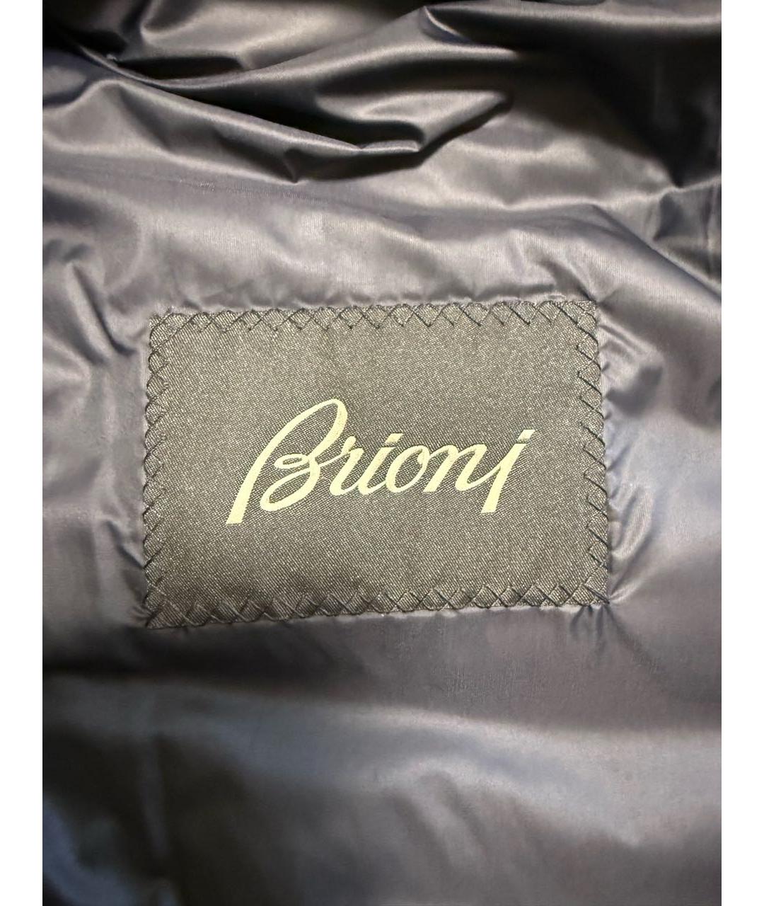 BRIONI Темно-синяя шерстяная куртка, фото 7