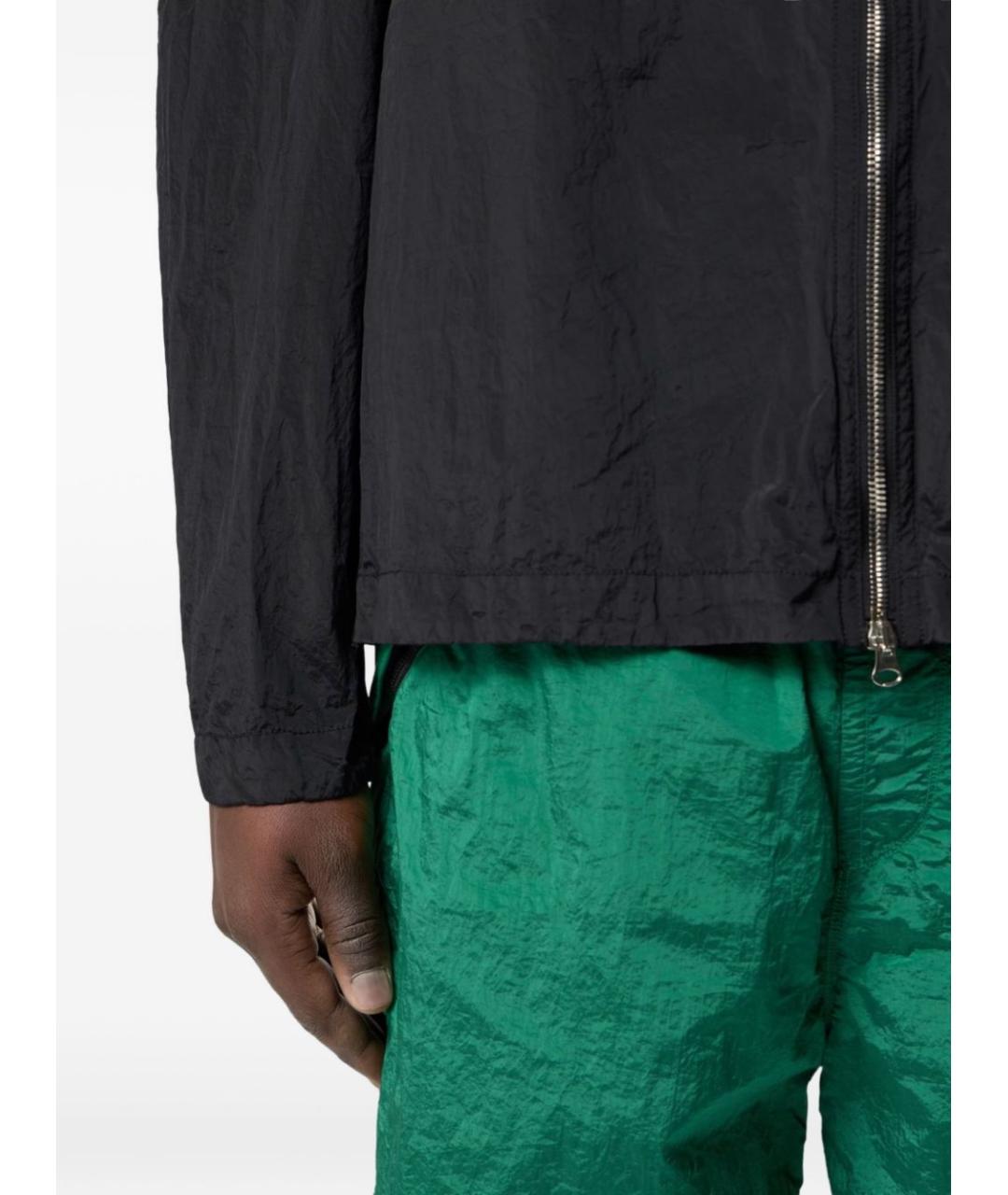 STONE ISLAND Черная полиамидовая куртка, фото 2