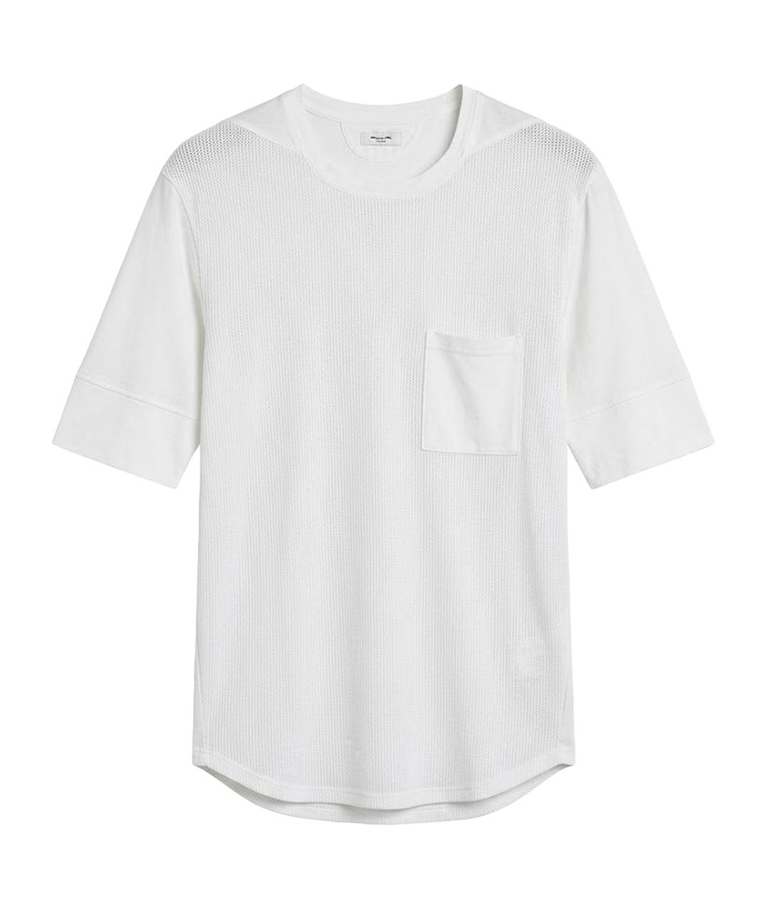 HELMUT LANG Белая хлопковая футболка, фото 1