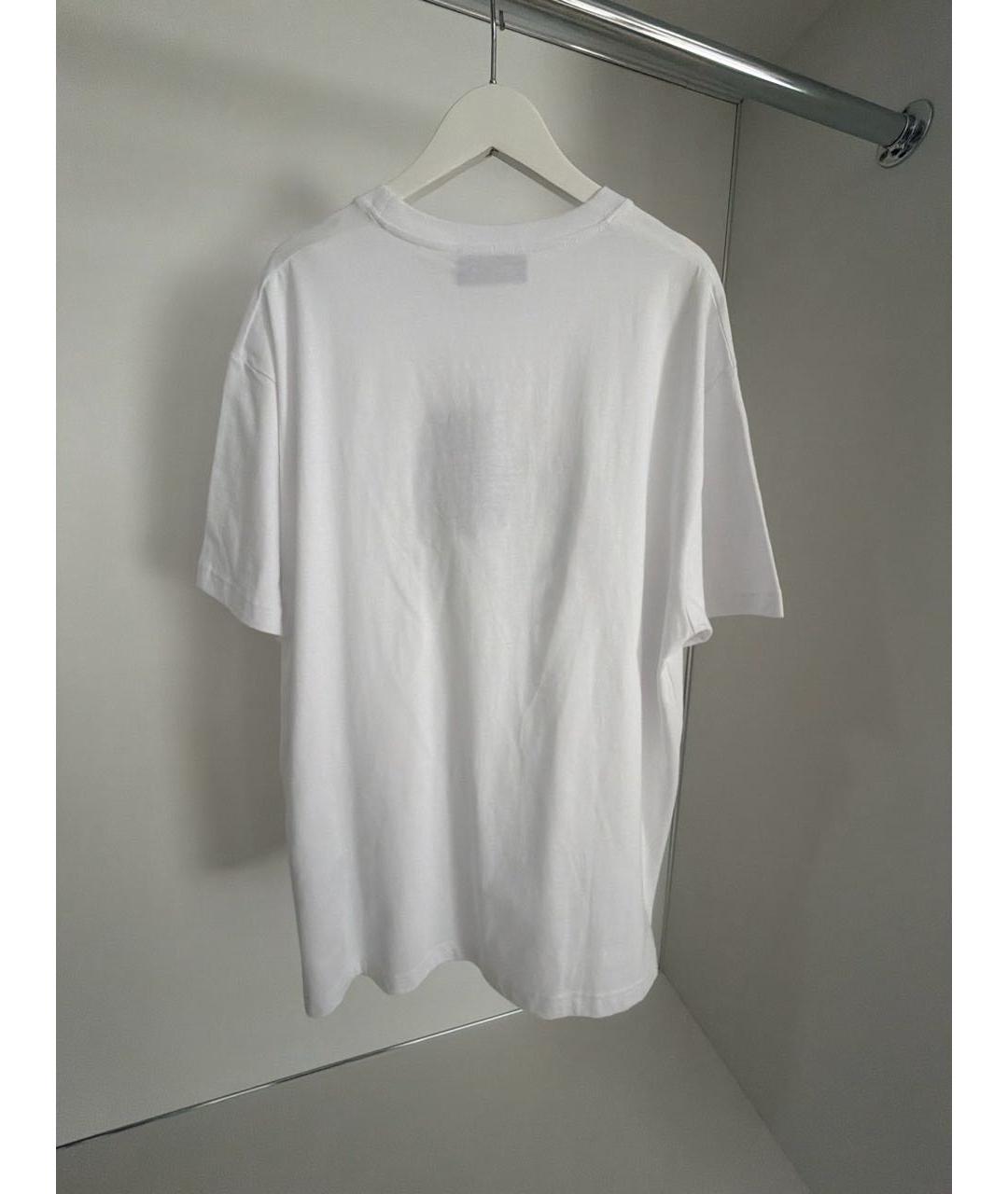 GUCCI Белая хлопковая футболка, фото 2