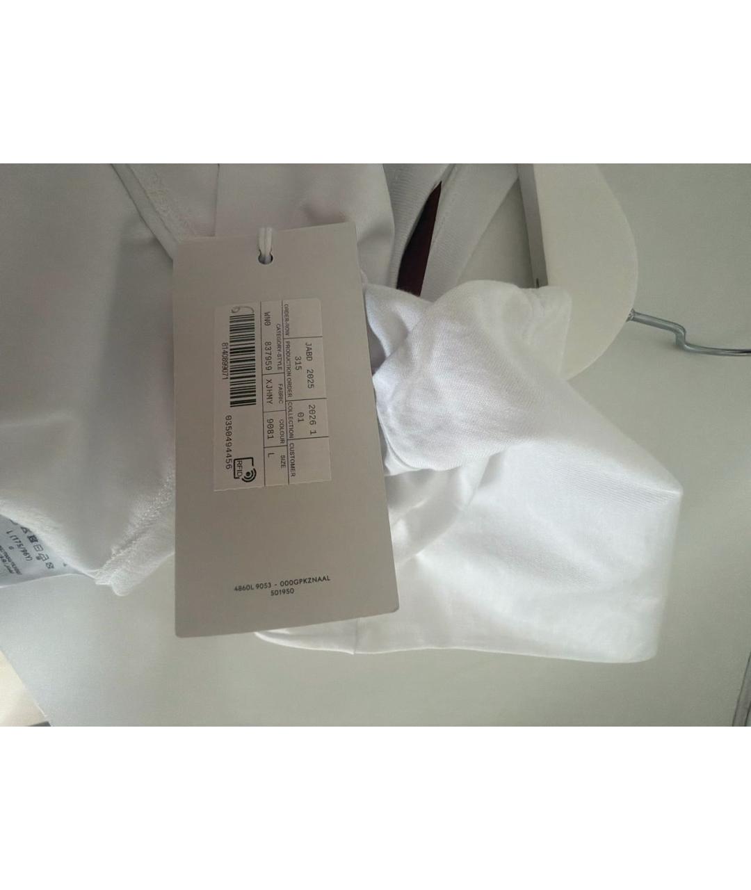 GUCCI Белая хлопковая футболка, фото 6