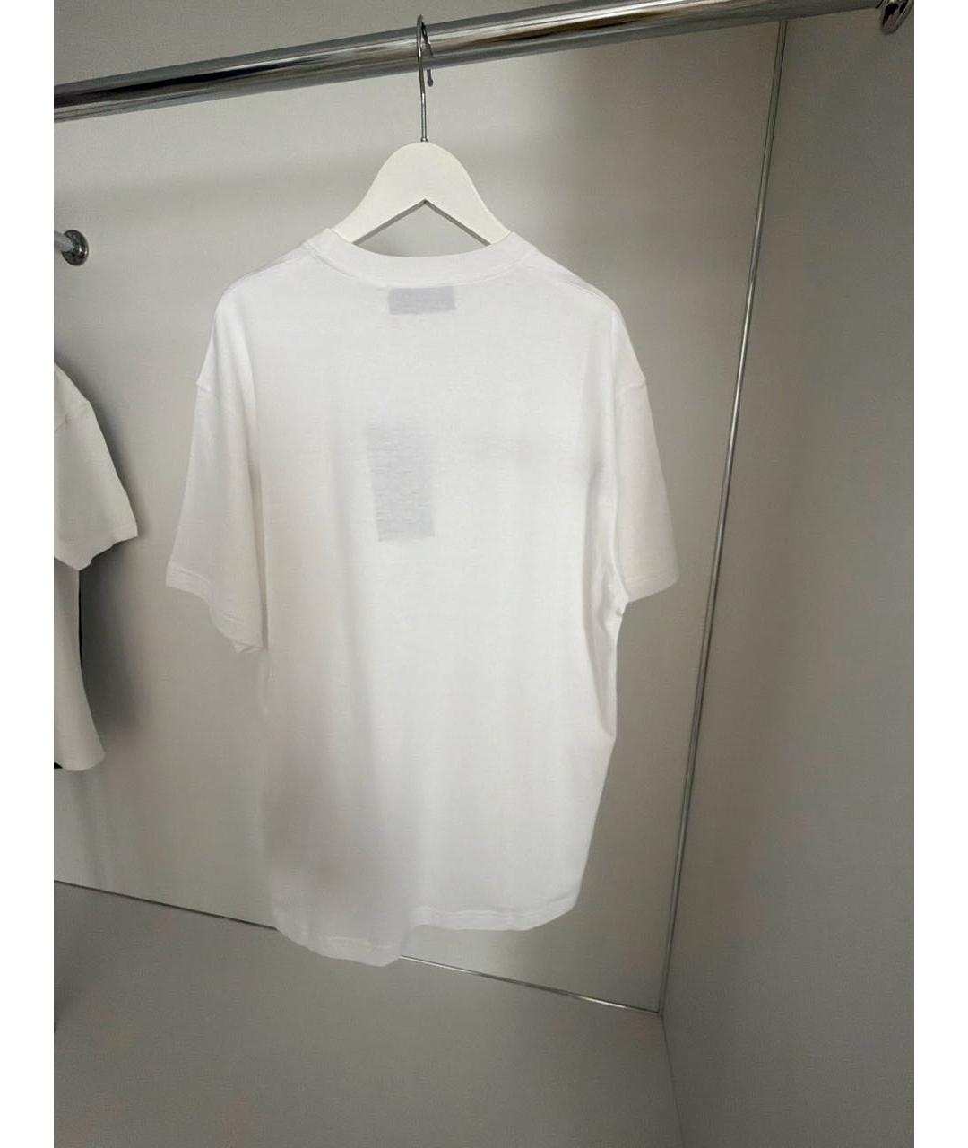 GUCCI Белая хлопковая футболка, фото 2