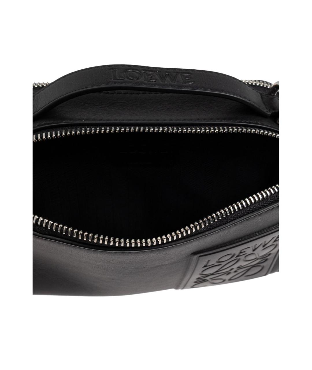 LOEWE Черная кожаная сумка на плечо, фото 2