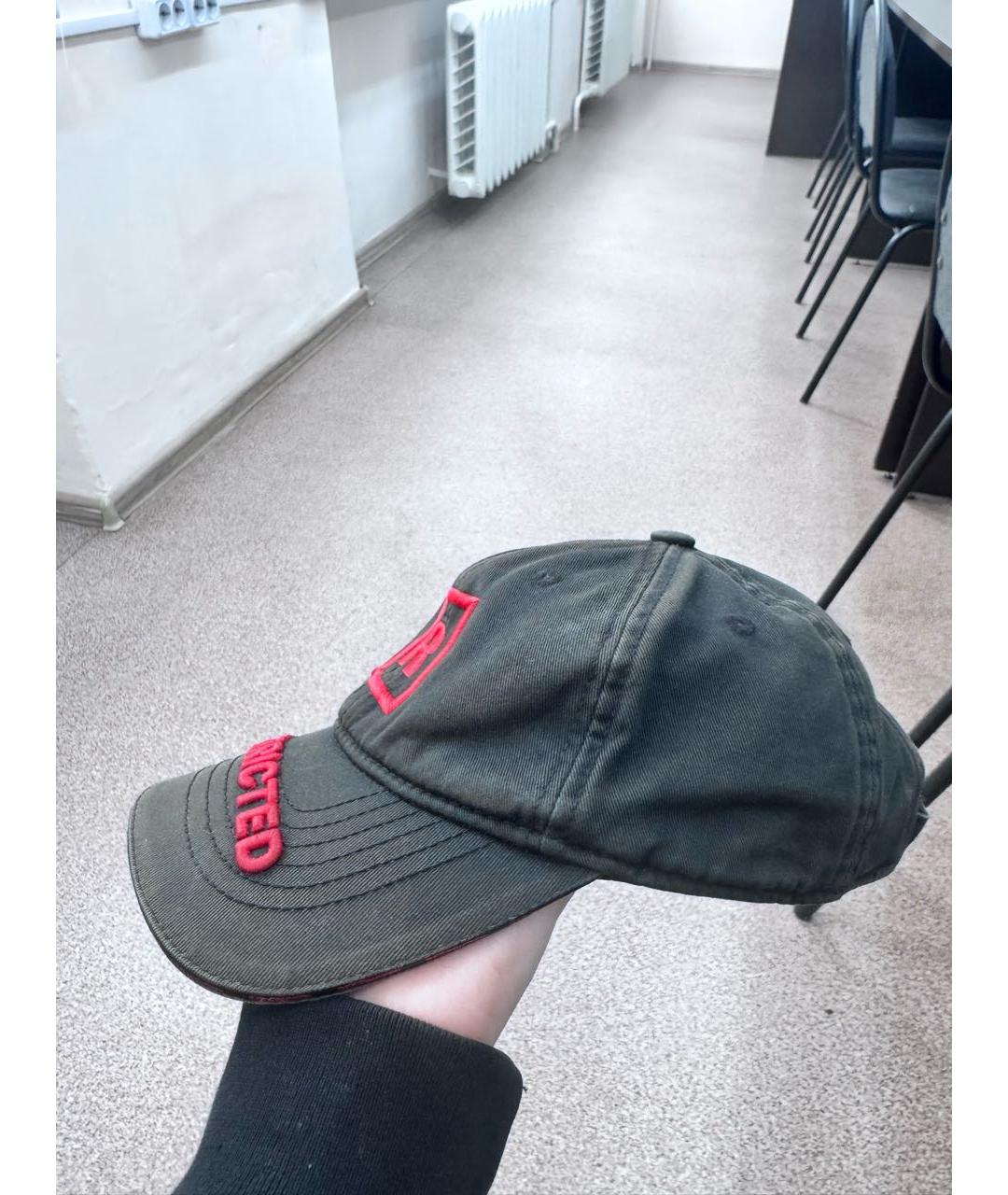 VETEMENTS Черная хлопковая кепка/бейсболка, фото 3