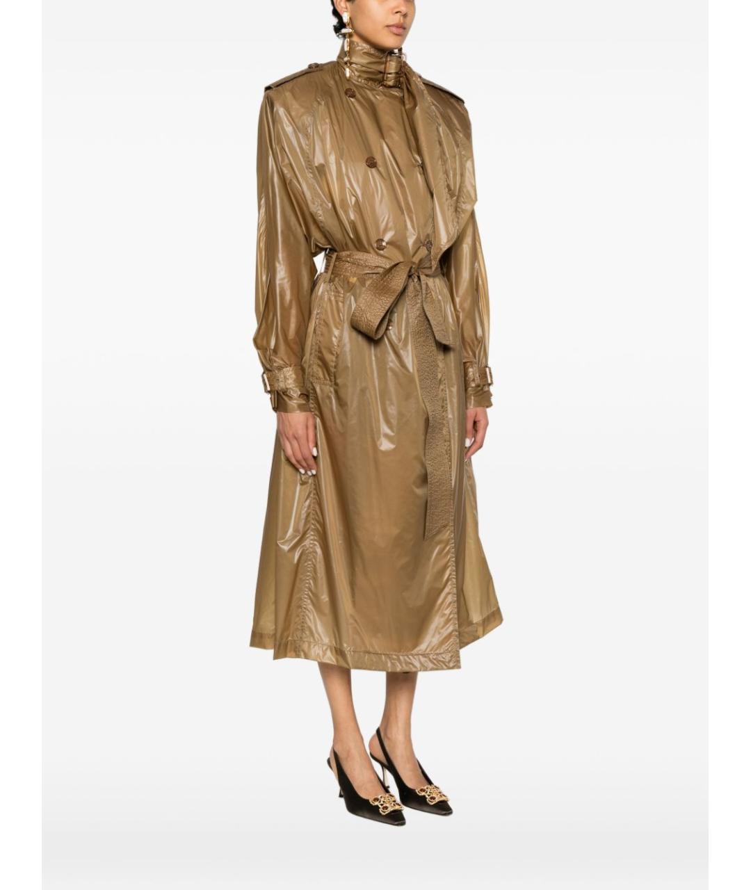 SAINT LAURENT Коричневый тренч/плащ, фото 5