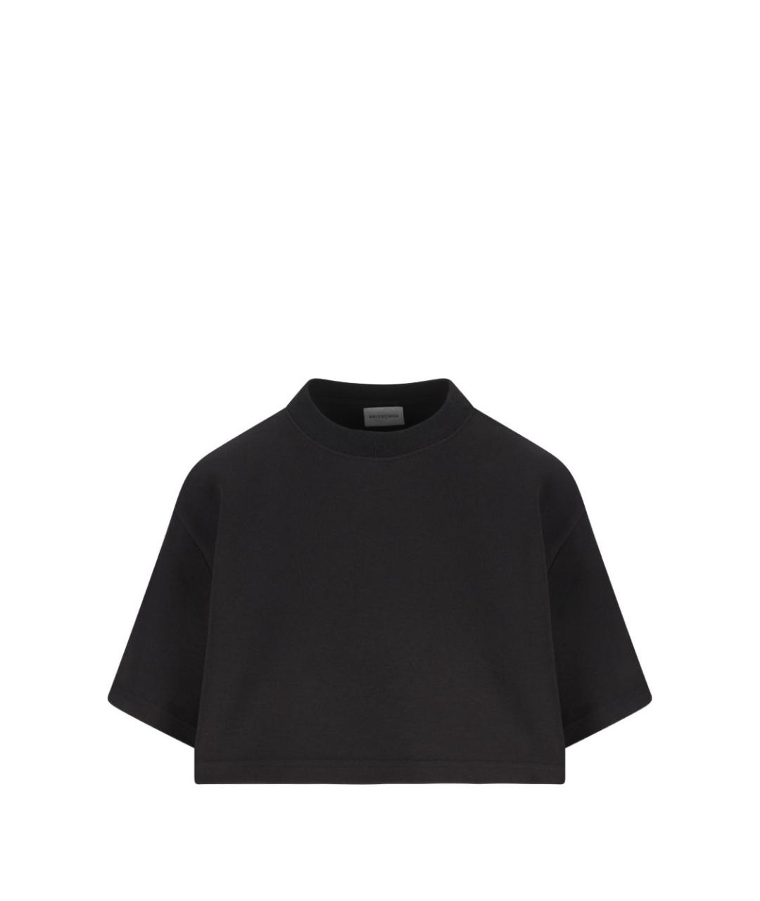 BALENCIAGA Черная футболка, фото 5