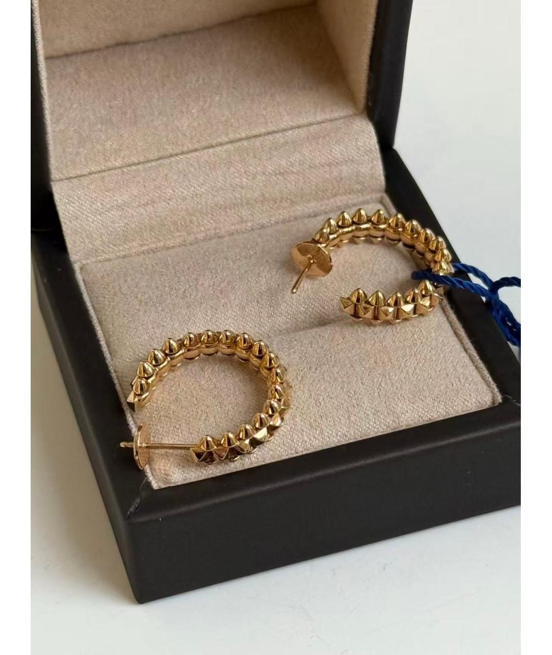 CARTIER Золотые серьги из розового золота, фото 2