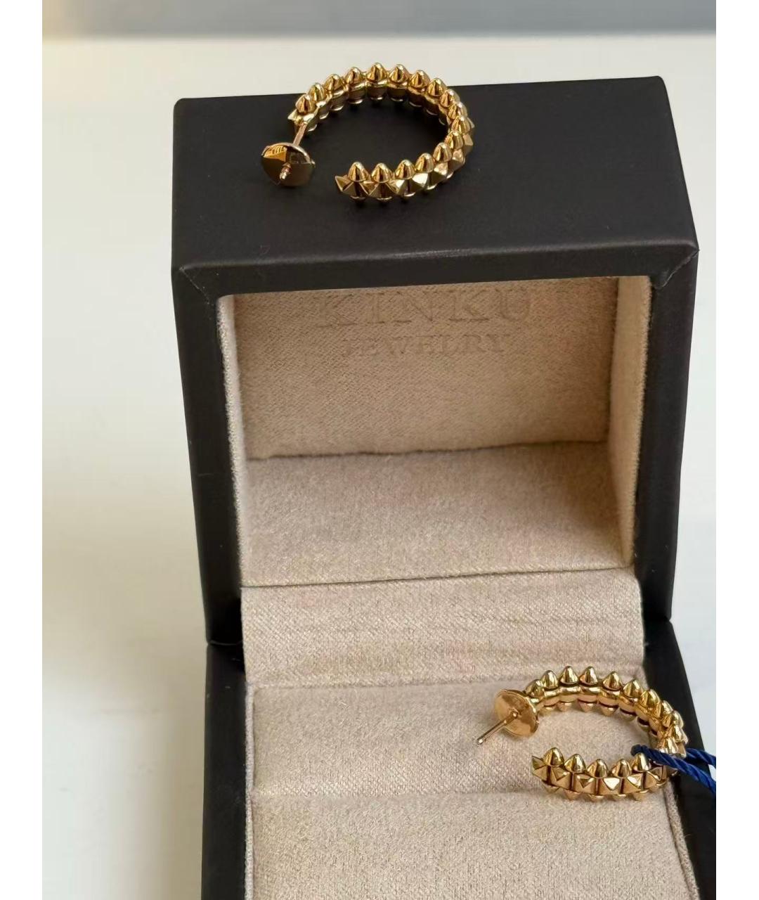 CARTIER Золотые серьги из розового золота, фото 4