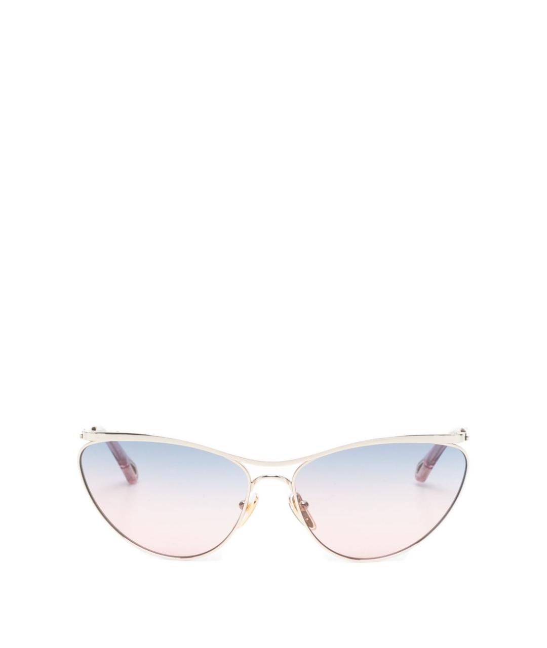 CHLOE Серебряные солнцезащитные очки, фото 2