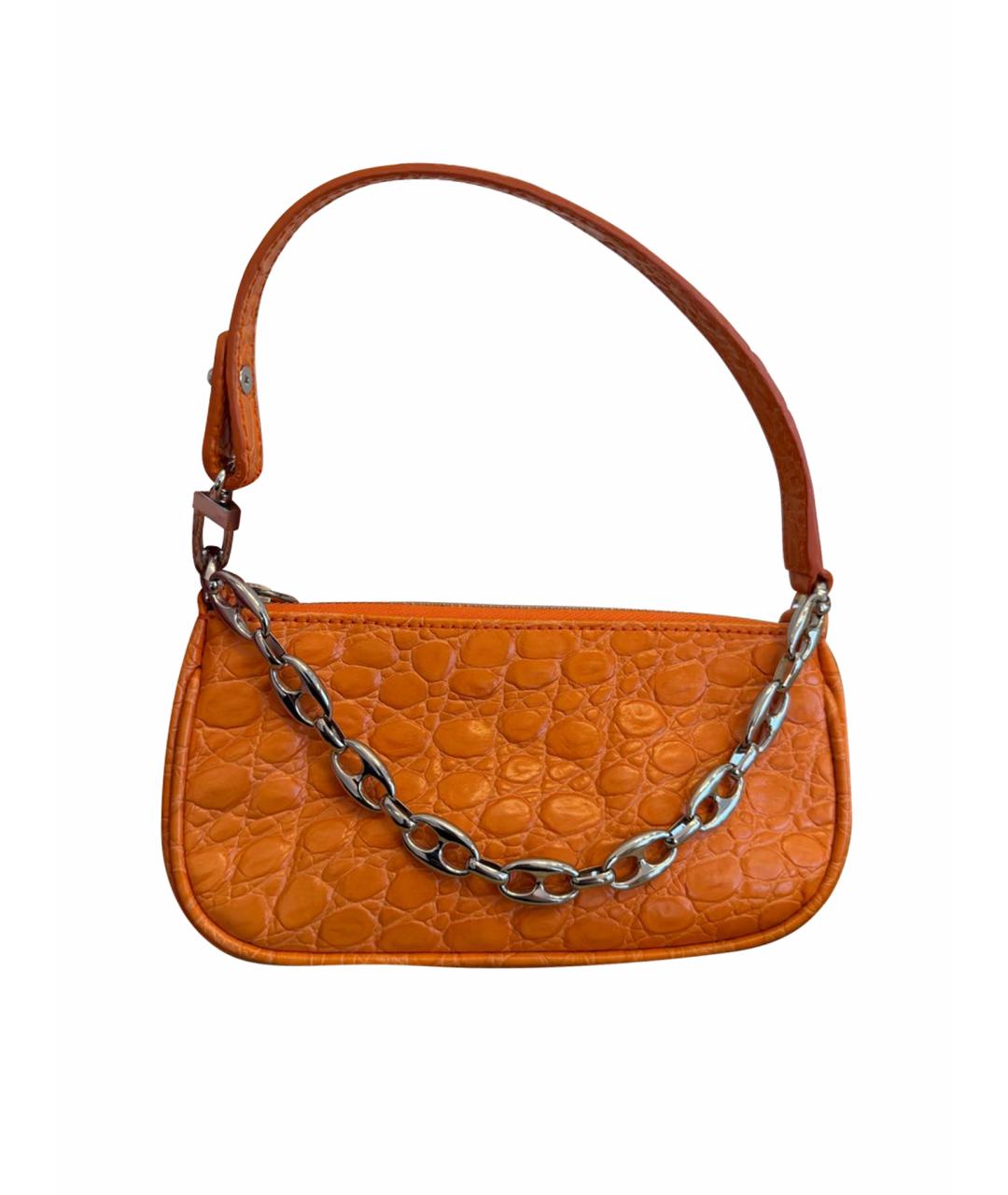 BY FAR Оранжевая сумка с короткими ручками, фото 1