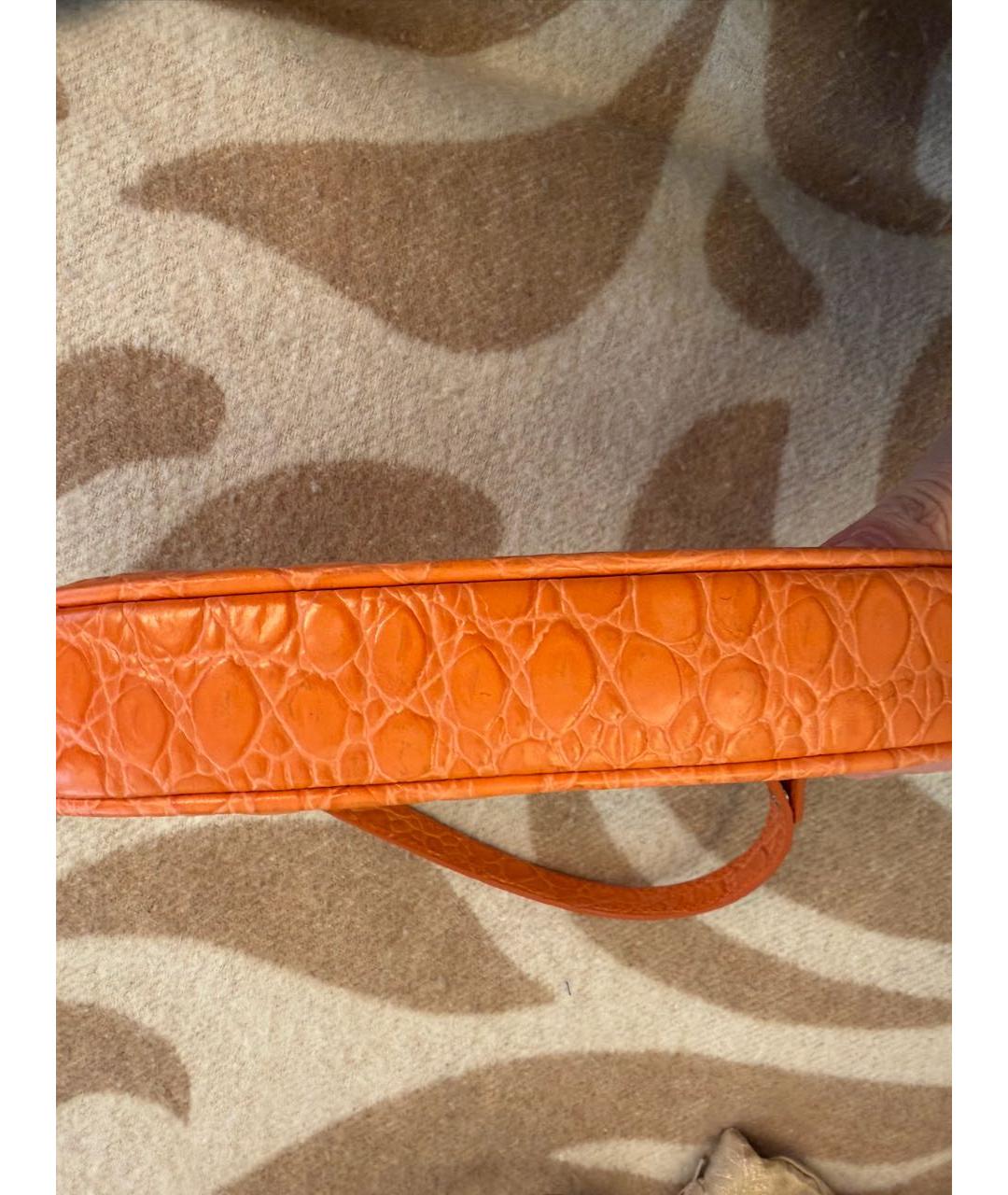 BY FAR Оранжевая сумка с короткими ручками, фото 5