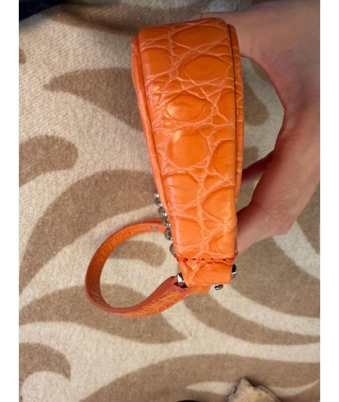 BY FAR Оранжевая сумка с короткими ручками, фото 6